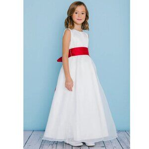 Rosebud Flower Girl Style 5101 Size 8 in Ivory